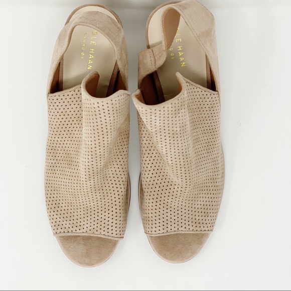 NEW Cole Haan Callista Open Toe Slingback - Picture 6 of 9